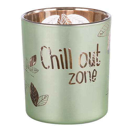 Nici glass candle holder