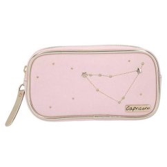 Top Model Capricorn pink cosmetic bag