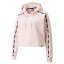 Damen-Sweatshirt Puma Power Tape Cropped - Farbe: Schwarz, Größe: S