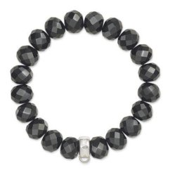 Náramek Thomas Sabo Obsidian Charm Club X0035-023-11-S