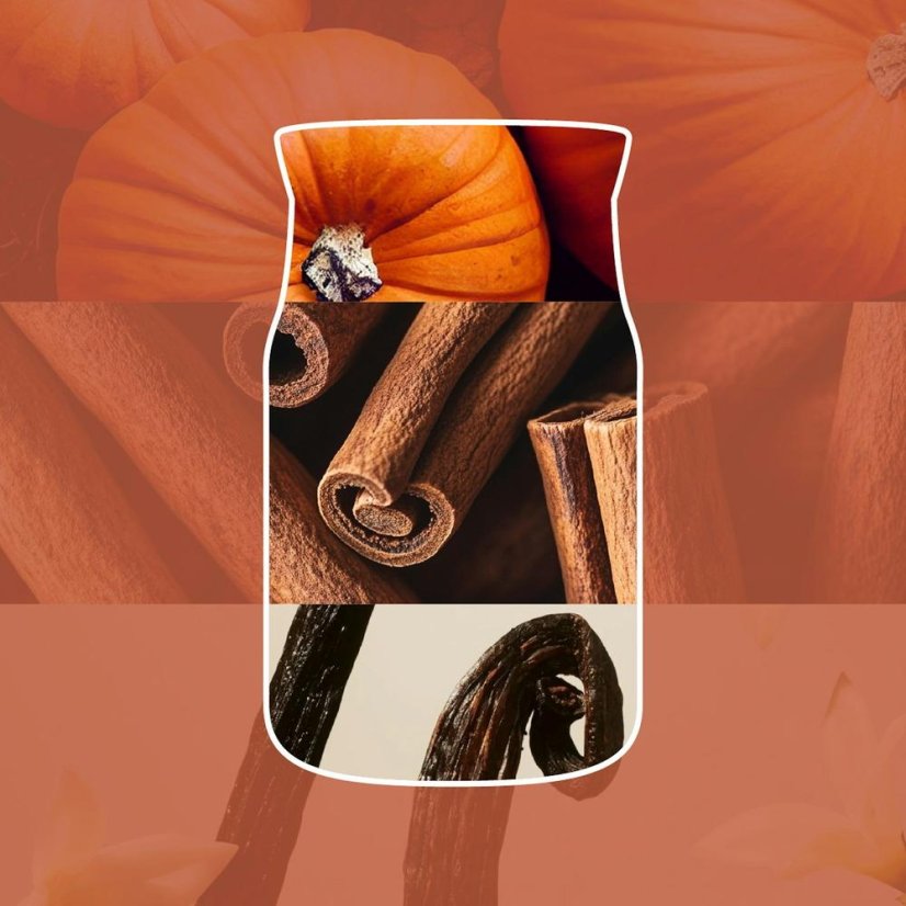 Świeczka Yankee candle w szklanym pojemniku, Spiced Pumpkin