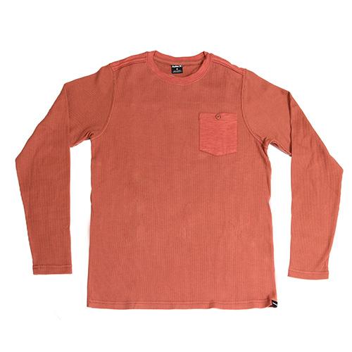 Hurley Felton Thermal férfi póló - Szín: Fekete, Méret: M