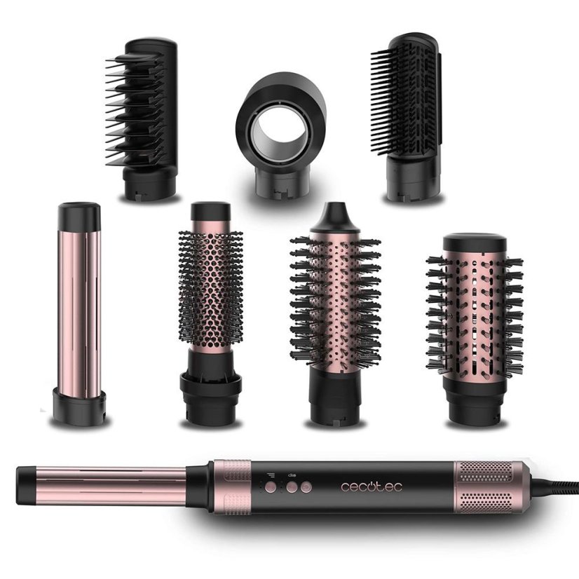 Lockenstab Cecotec CermicCare AirGlam Lockenstab 8in1 Black 3464