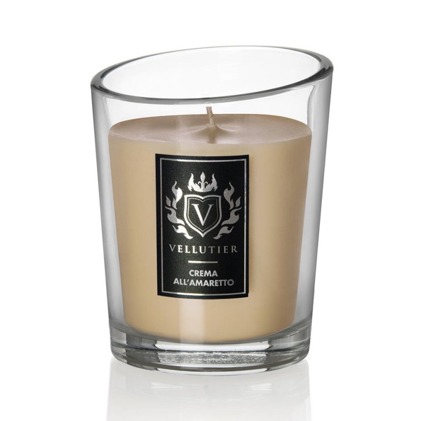 Svíčka Vellutier střední, Crema All’Amaretto