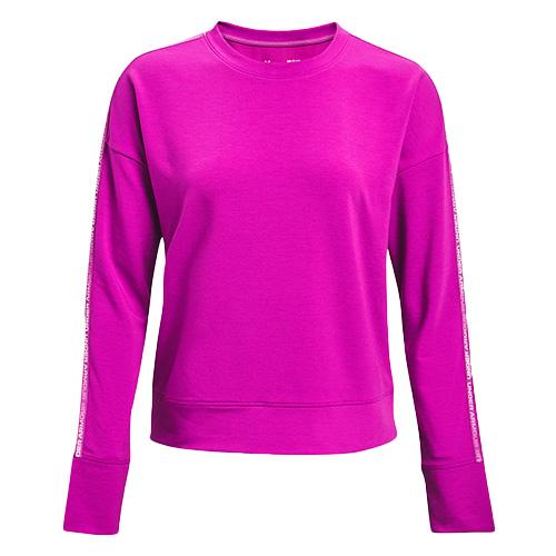 Under Armour Rival Terry Taped Crew Damen-Sweatshirt - Farbe: Schwarz, Größe: L