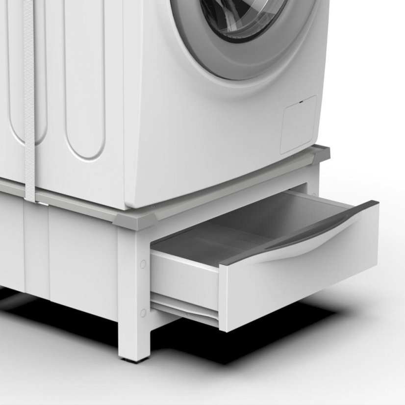 Podstawa pod pralkę/suszarkę – podstawa pod duże urządzenia AGD Meliconi 656144 BASE SPACE EXTRA biała
