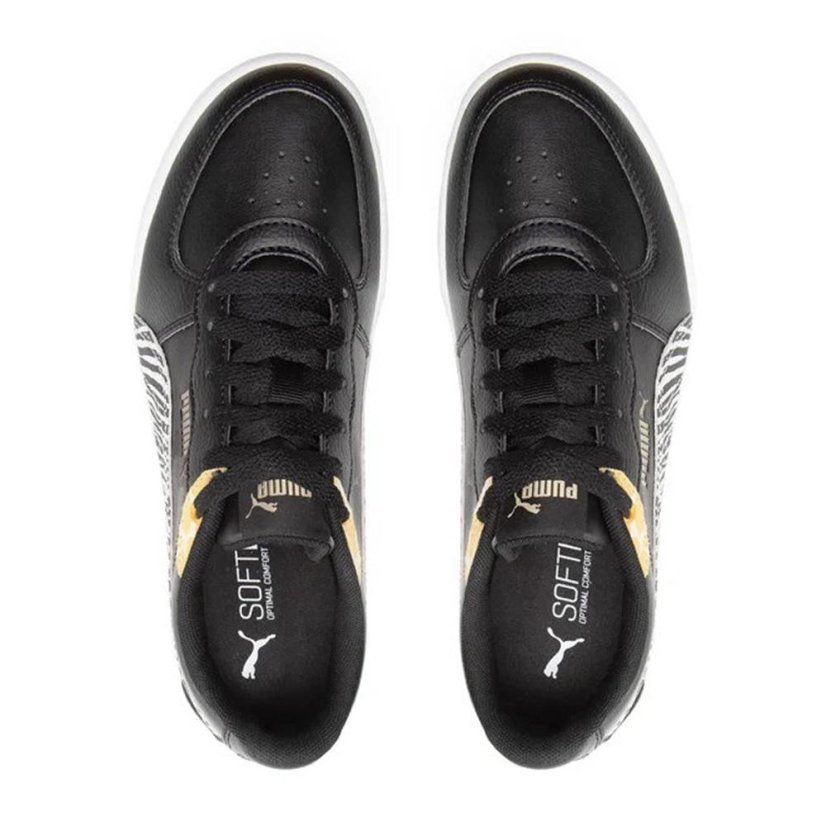 Damen-Sneakers Puma Skye Wedge Safari - Farbe: Schwarz, Größe: 36
