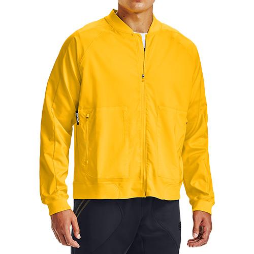 Herrenjacke Under Armour UNDRTD WOVEN WARMUP JACKET - Farbe: Gelb, Größe: L