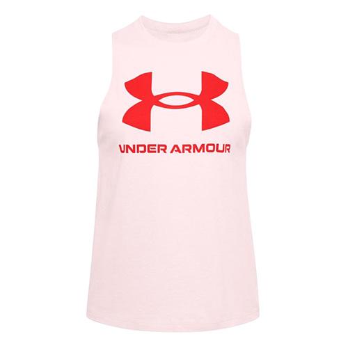 Dámské tílko Under Armour Sportstyle Graphic Tank - Barva: Růžová, Velikost: L