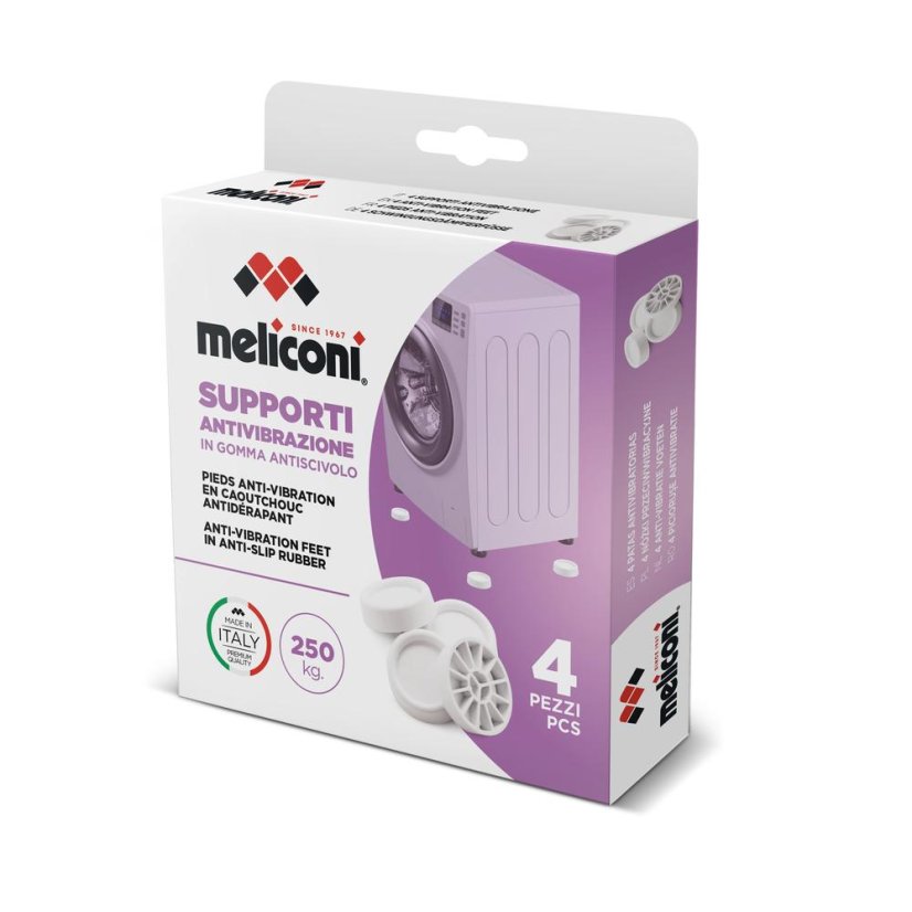 Tlumící podložky Meliconi 656102 bílé
