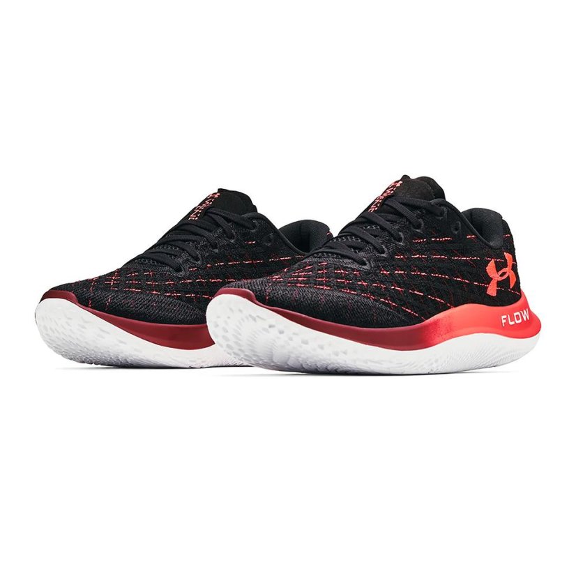 Laufschuhe Under Armour Flow Velociti Wind CLRSFT M - Farbe: Schwarz/Rot, Größe: 44