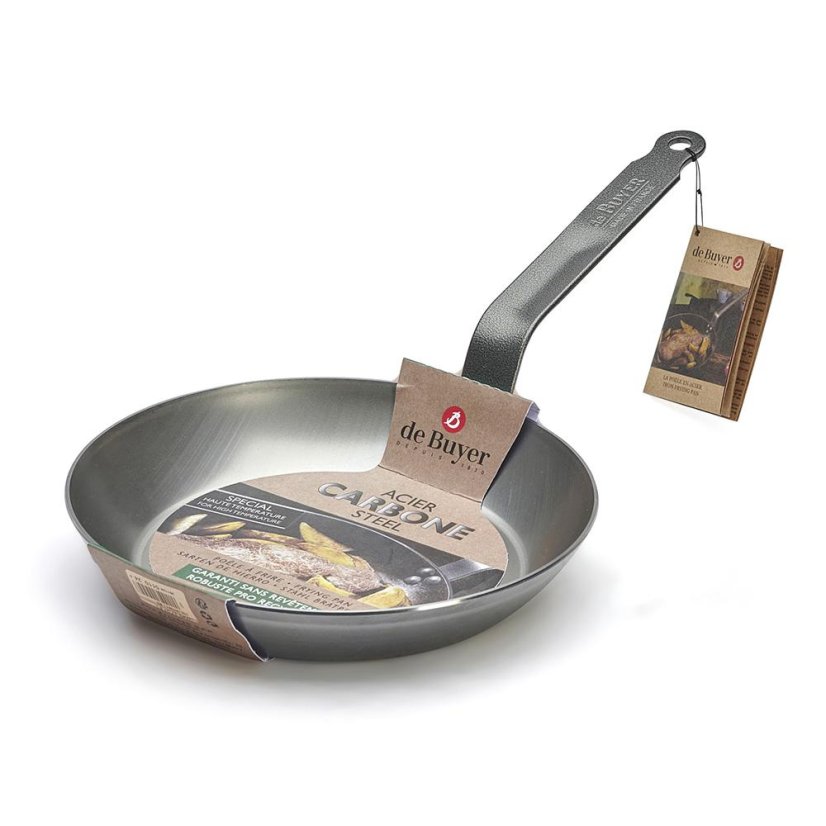 De Buyer Carbone Plus 5110.24 steel pan, 24 cm