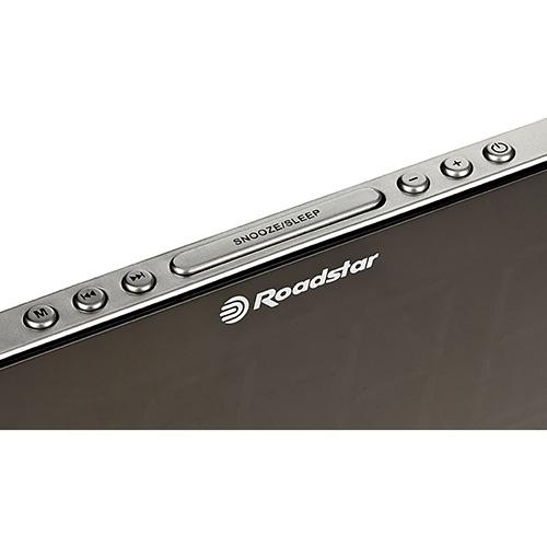 Roadstar CLR-2615 black radio alarm clock