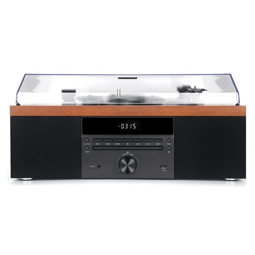 AKAI ATT-14BT wood turntable