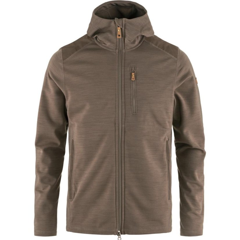 Pánská mikina Fjällräven Keb Fleece Hoodie M F81479 - Farba: Modrá, Veľkosť: S