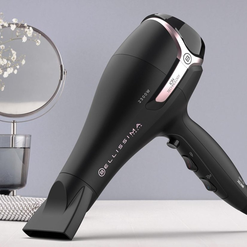 Bellissima 11860 K9 2300 black and pink hair dryer