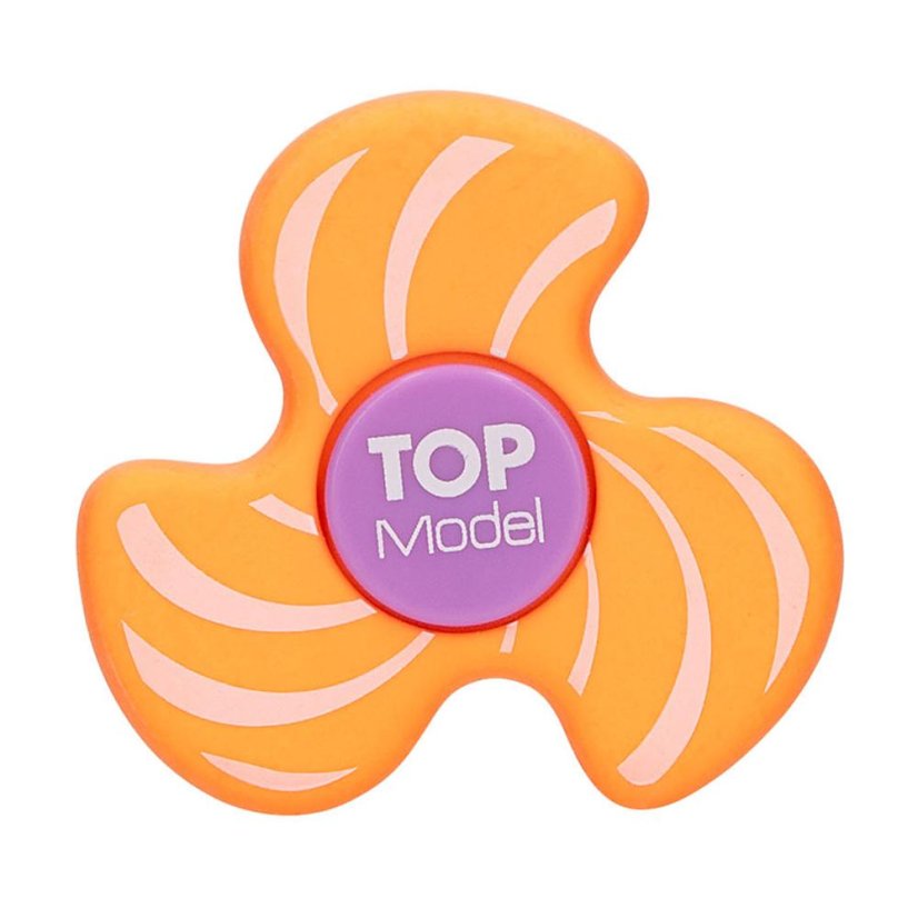 Top Model Eraser with Rotating Element, Orange