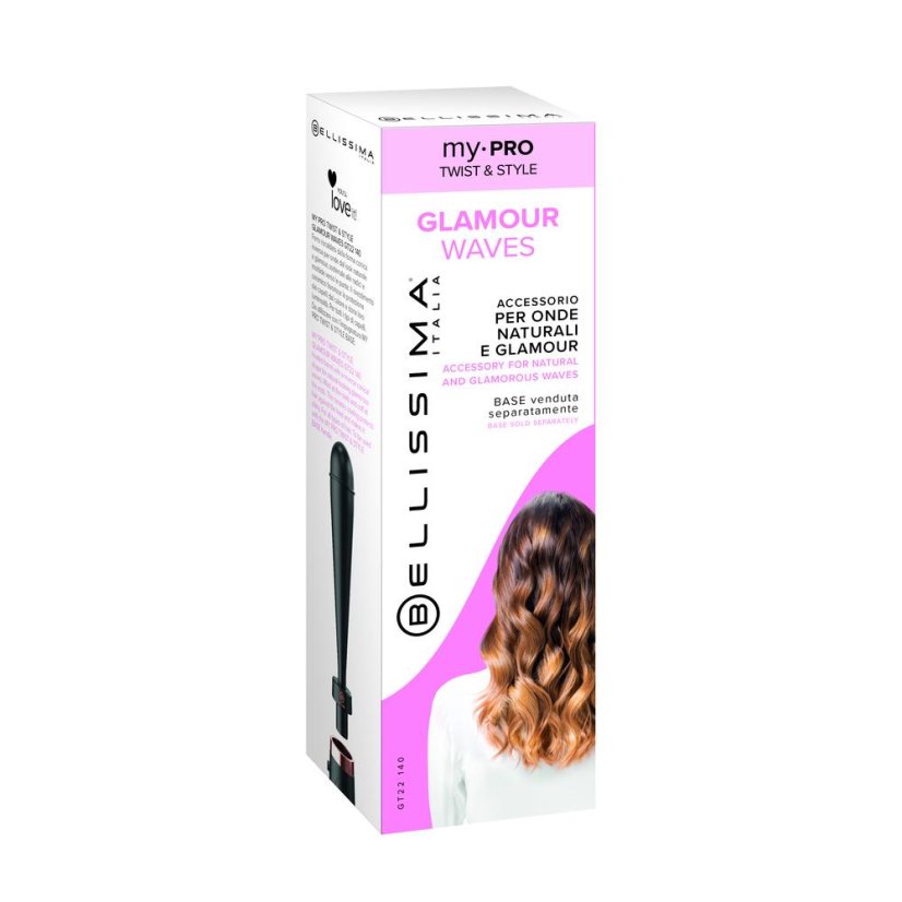 Bellissima MyPro Twist+Style GLAMOUR WAVES hajsütővas-fej 11772