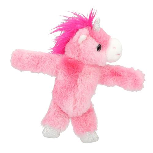 Ylvi plush roll-up bracelet, Unicorn pink