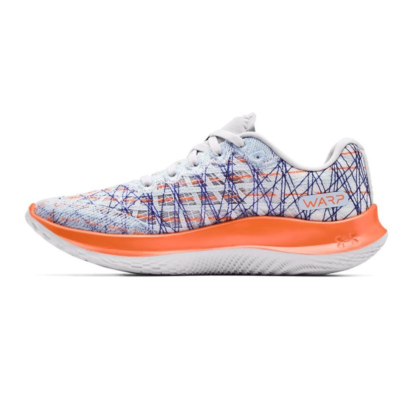 Laufschuhe Under Armour Flow Velociti Wind W - Farbe: Grau/Orange, Größe: 36.5