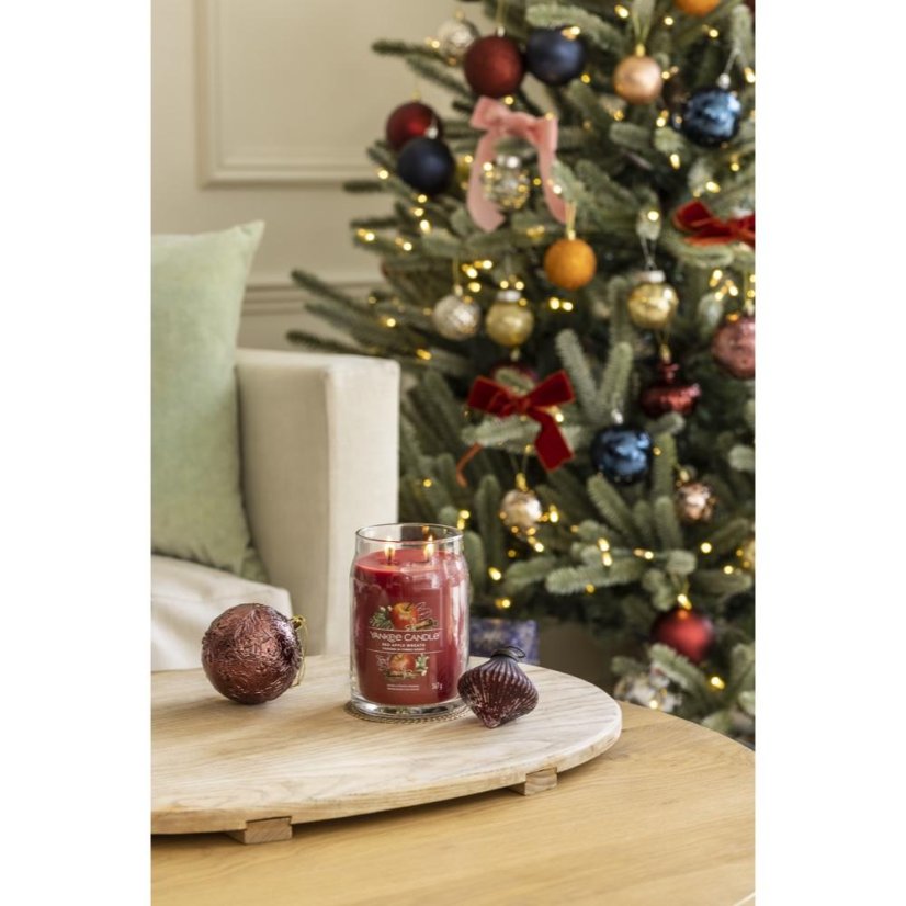 Duża świeca Yankee candle Signature, Red Apple Wreath