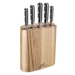 Lion Sabatier knife block + 5 knives 665084 BORNEO wood