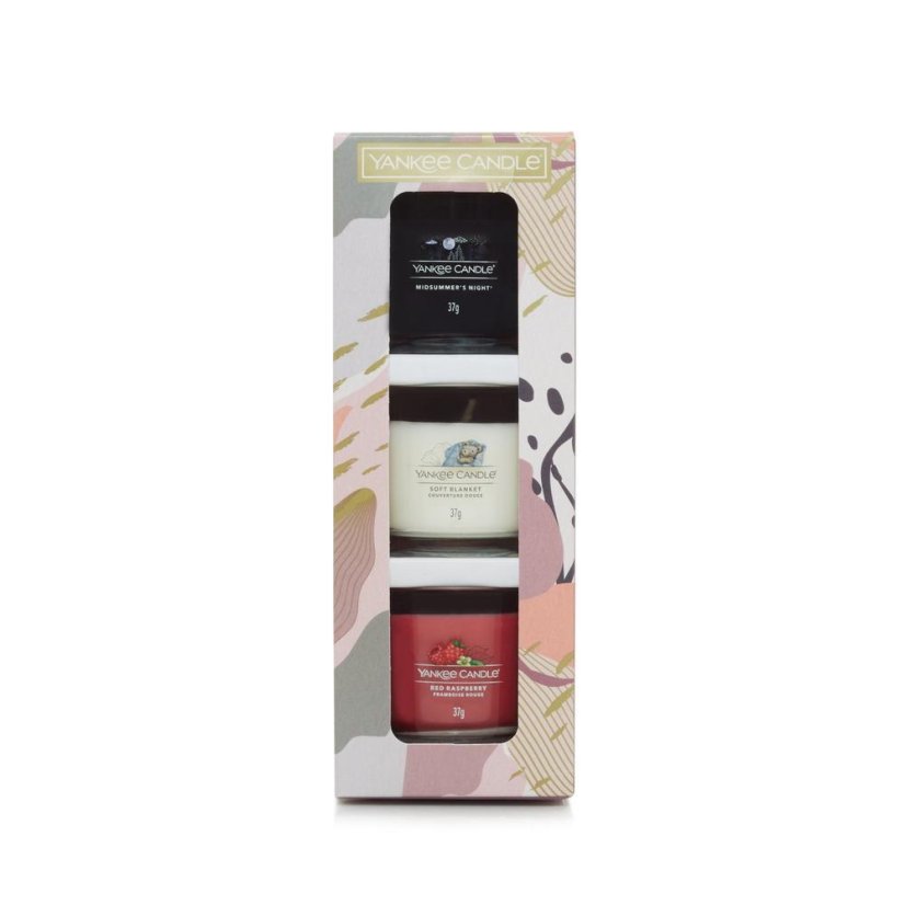 Yankee candle gyertyák ajándék szettje, 3 x 37 g