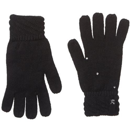 Damen-Strickhandschuhe Puma Female Knit Gloves - Farbe: Schwarz, Größe: S