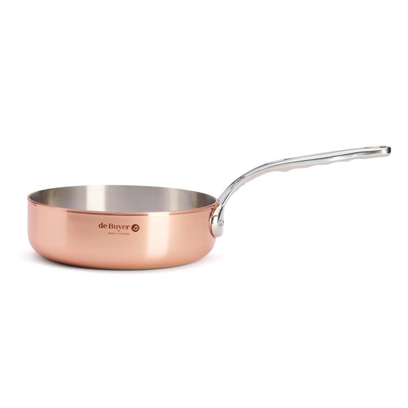 Kupferpfanne zum Sautieren de Buyer Inocuivre 6430.20, 20 cm