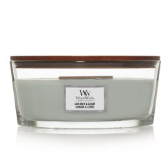WoodWick Boat Candle, Lavender & Cedar