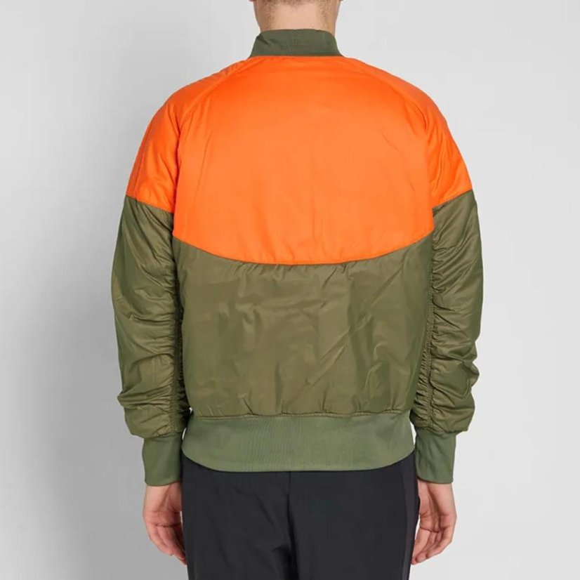 Pánská bunda Nike Air Force 1 - Farbe: Orange/Grün, Größe: M