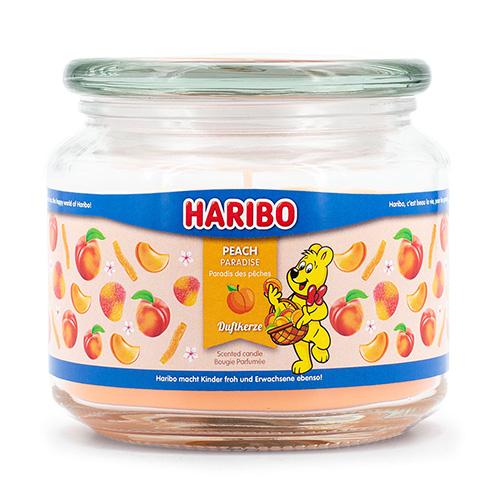 Haribo medium candle, Peach Paradise