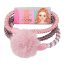 Top Model Set of 3 Elastic Hair Ties, Pink Pom-Pom