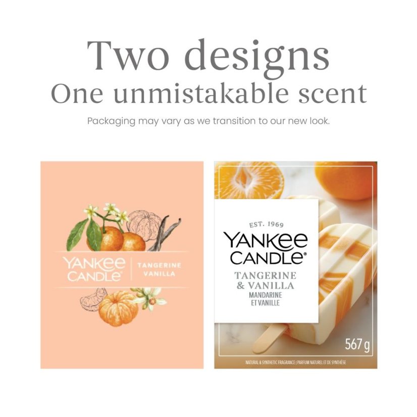 Yankee candle Signature közepes méretű gyertya, Tangerine & Vanilla