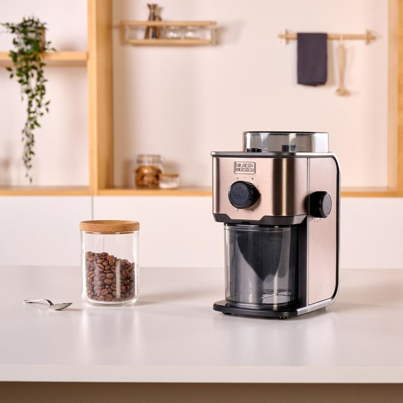 Black+Decker BXCG151E stainless steel coffee grinder