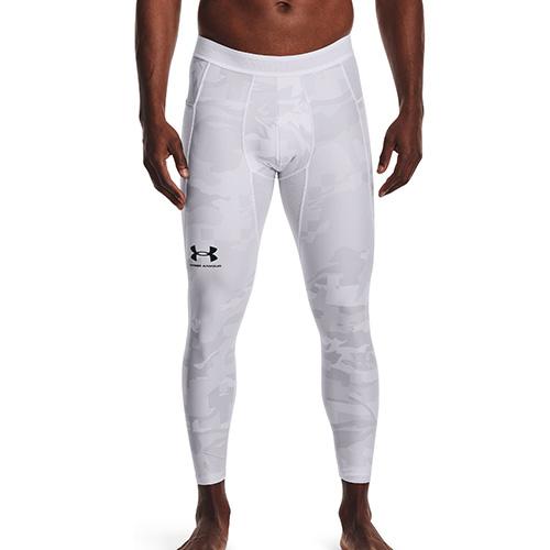 Under Armour UA HG IsoChill Prnt Men's Leggings - Color: White, Size: S