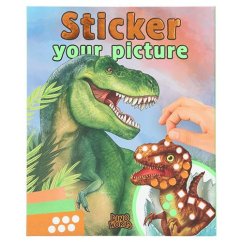 Kreatives Set mit Aufklebern Dino World Sticker your picture