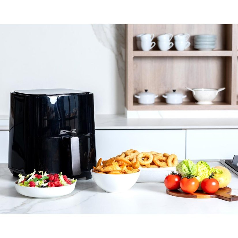 Frytkownica na gorące powietrze Black+Decker BXAF5000E czarna