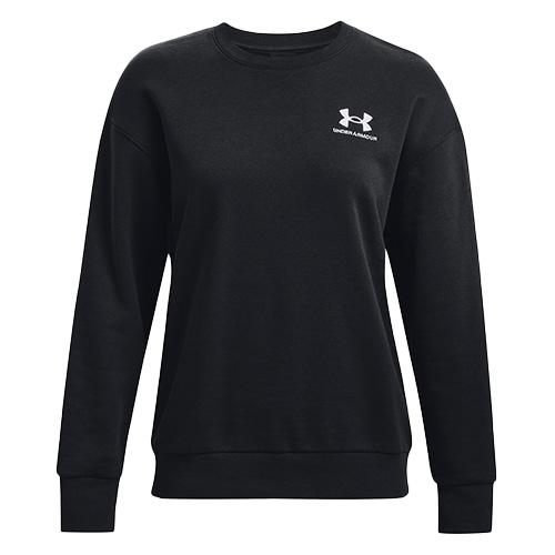 Dámska mikina Under Armour Essential Fleece Crew - Farba: Čierna, Veľkosť: L