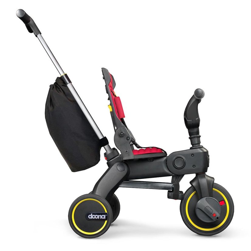 Skladacie trojkolka Liki Trike S3 Doona, Ohnivo červená