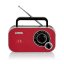 Roadstar TRA-2235/RD Portable Radio, Red