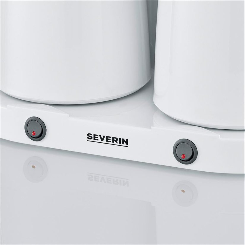 Severin KA 9314 white coffee maker + tea maker