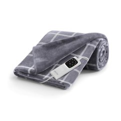 Imetec Adapto Velvet Squar 16775 gray heated blanket
