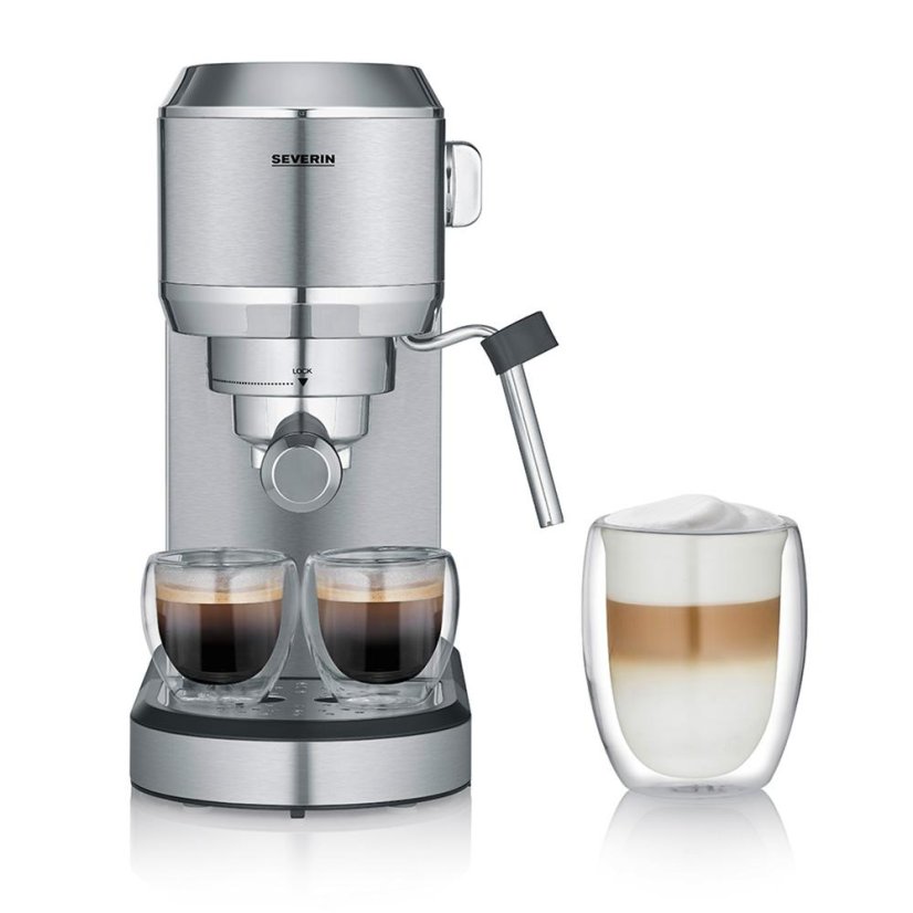 Hebelkaffeemaschine Severin Newspresa KA 5997 Edelstahl