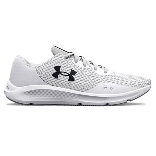 Women's Under Armour UA W Charged Pursuit 3 White Shoes - Color: White, Size: 38