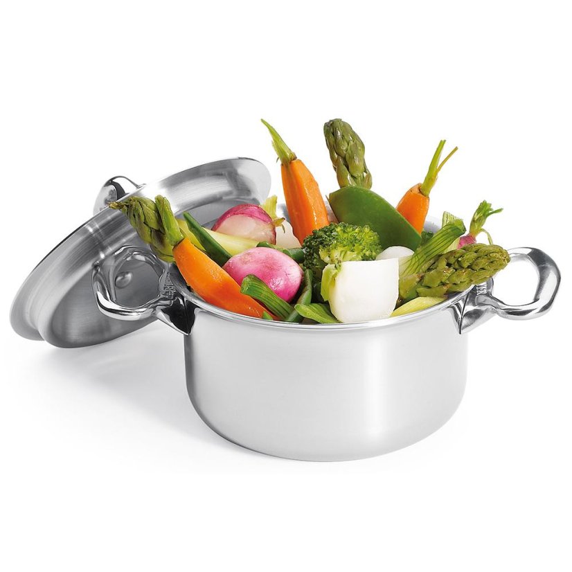Pot with lid de Buyer Affinity 3742.16 stainless steel
