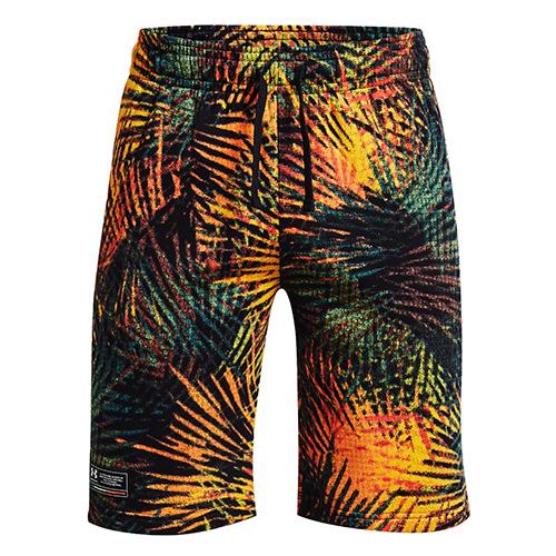 Herren-Shorts Under Armour Rival FCL Sport Palm - Farbe: Schwarz, Größe: L