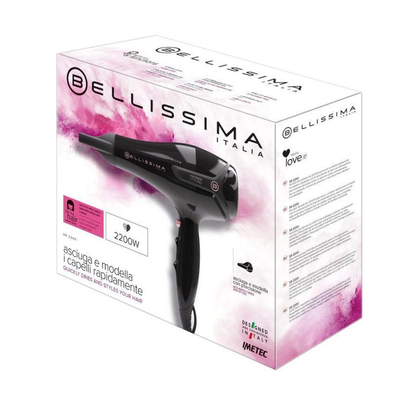 Bellissima S9 2200 11520 Black Hair Dryer