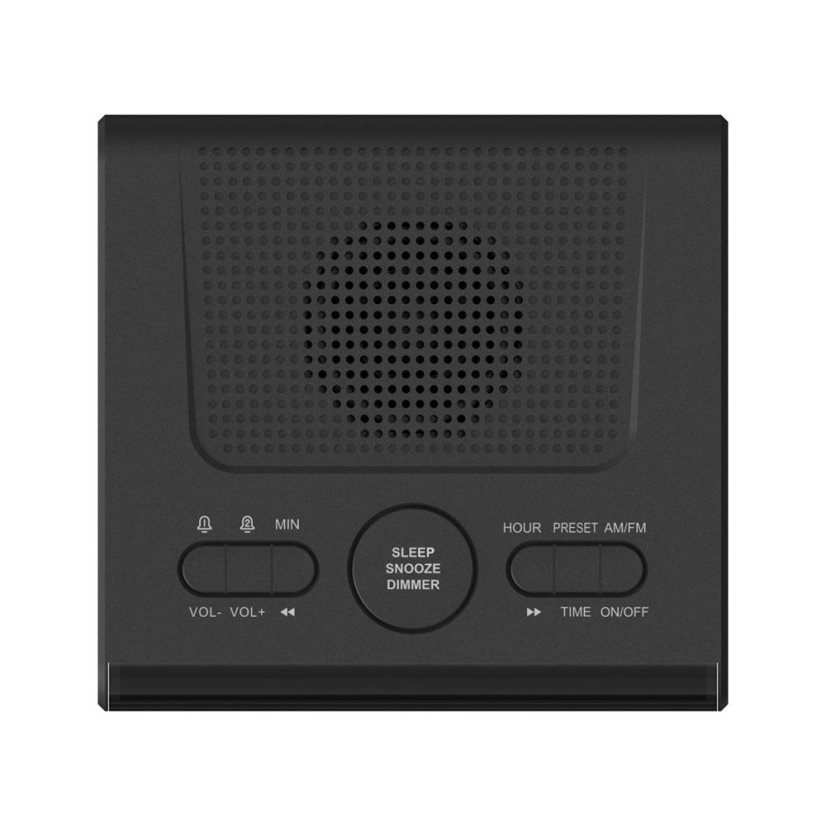AKAI ACR-2010 čierny rádiový budík