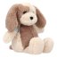Milo the Plush Dog with Princess Mimi Backpack, 26 cm